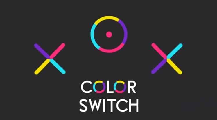 Color Switch perhaat iphone peli