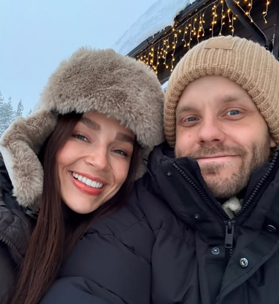Teemu Pukki ja Hän vaimo Kirsikka Pukki