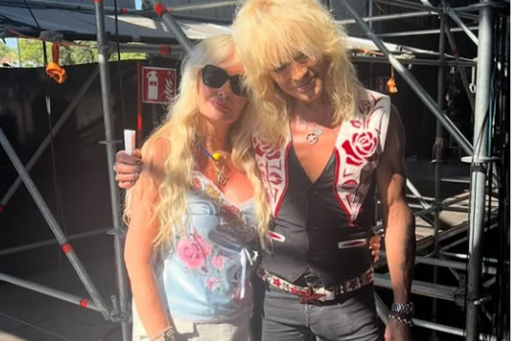 Michael Monroe ja hänen vaimonsa Johanna Fagerholm