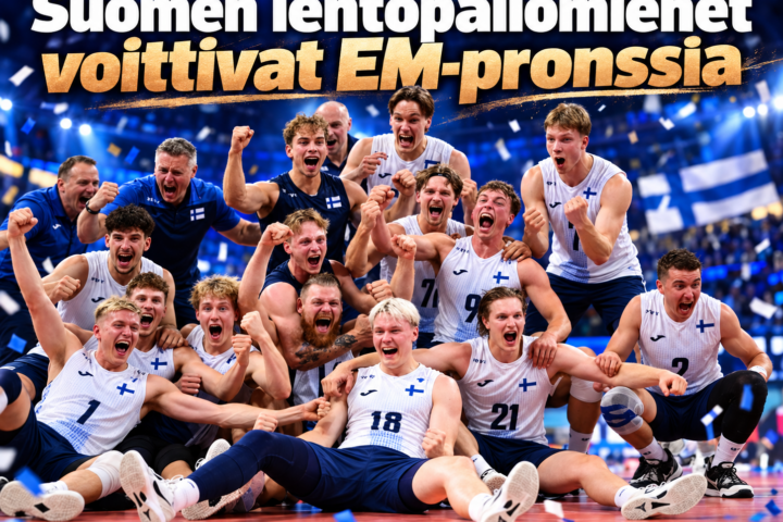 Suomen lentopallomiehet voittivat lentopallon EM-pronssia 2026