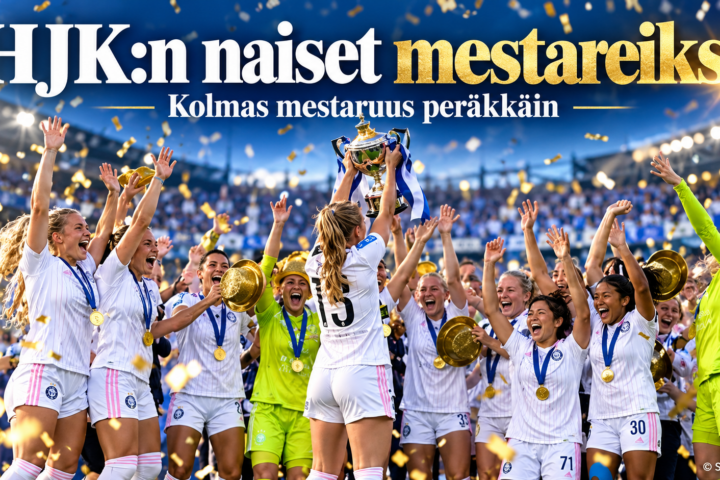 HJK:n naiset Suomen mestareiksi kolmannen kerran peräkkäin