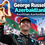 George Russell voitti kaoottisen Azerbaidžanin GP:n