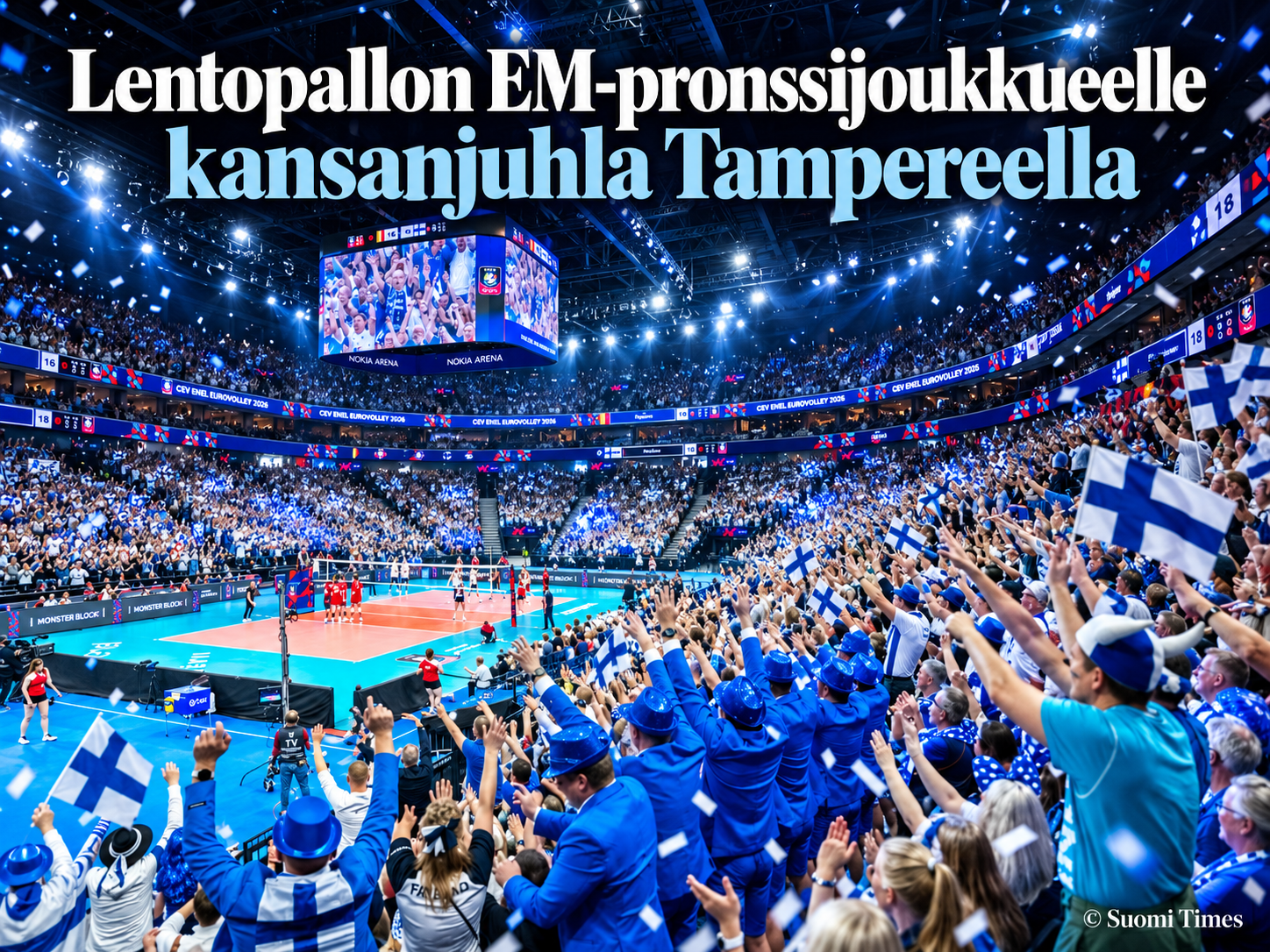 Suomen lentopallomiesten EM-pronssijoukkue