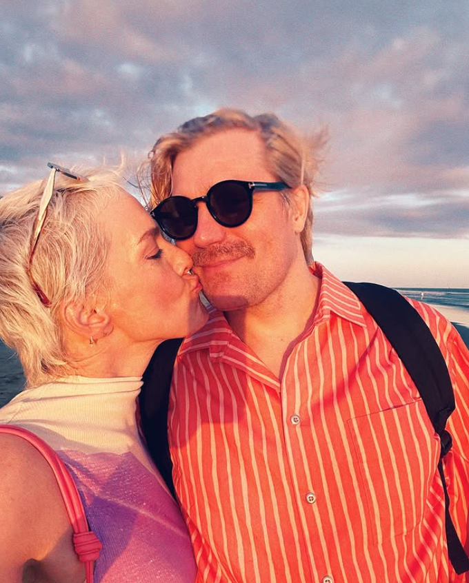 Maria Veitola ja hänen puolisonsa Jotti